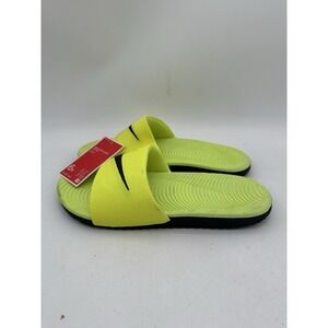 Nike Kawa Slide Unisex "Neon Black" 819352-700 6Y New